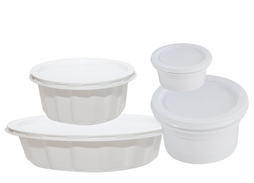 PP WHITE PLASTIC CONTAINERS
