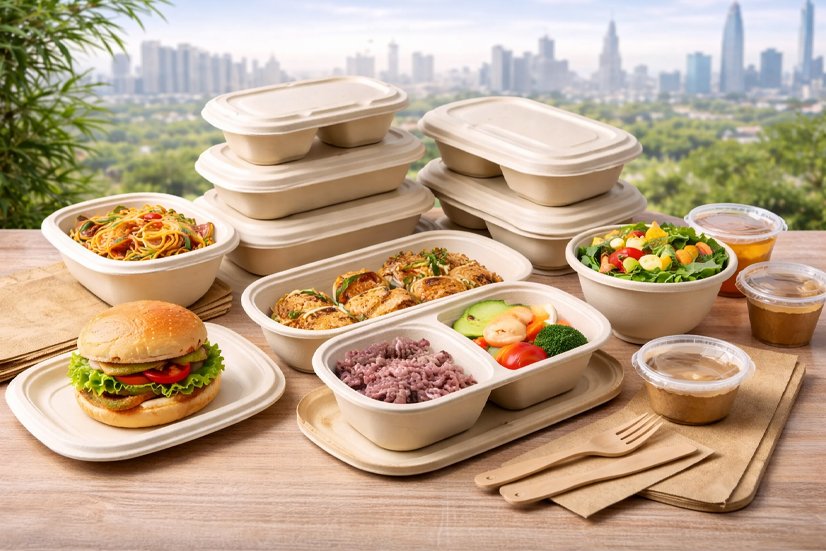 Bagasse Food Packaging Products UAE