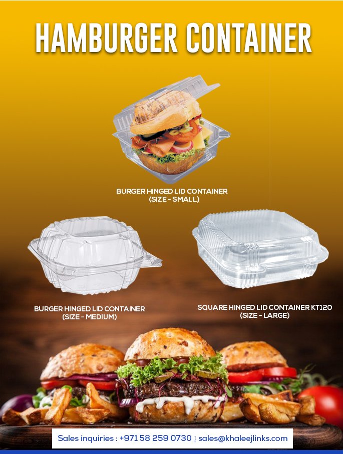 HAMBURGER CONTAINERS