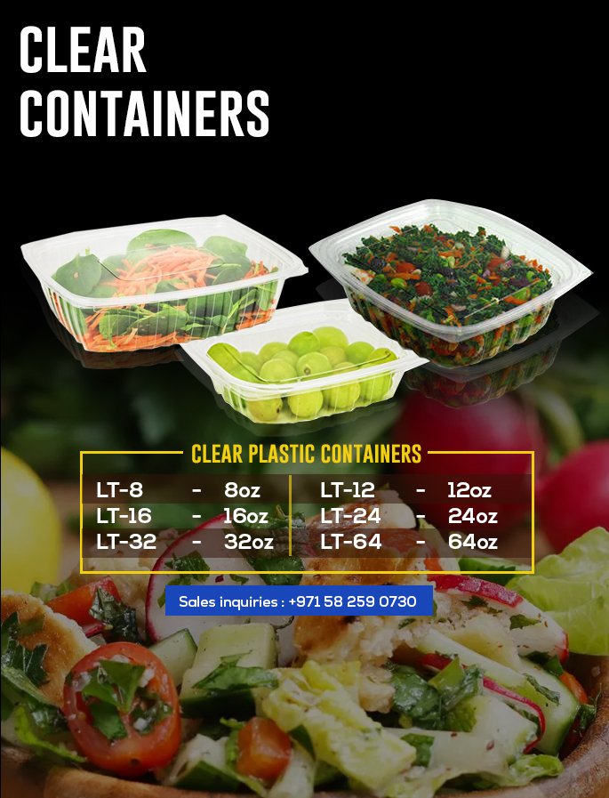 CLEAR CONTAINERS