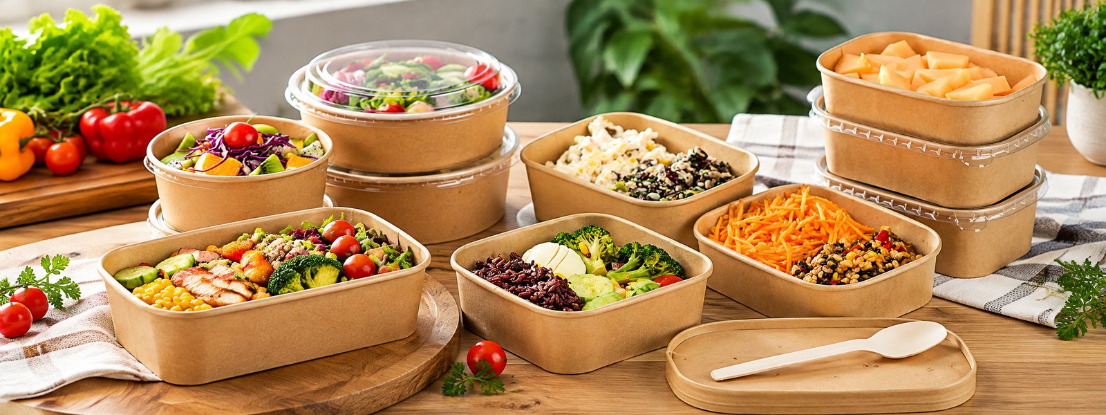 Kraft Paper Products | Khaleej Pack Kraft paper food packaging products from Khaleej Pack